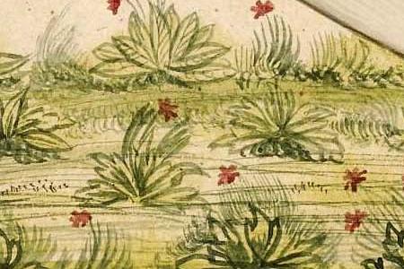 Фрагмент HANUMAN DANCING INDIA BILASPUR CIRCA 1700