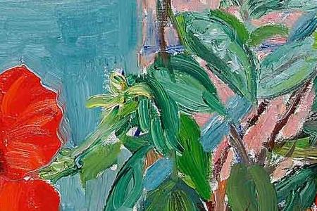 Фрагмент Hibiscus on a covered terrace July