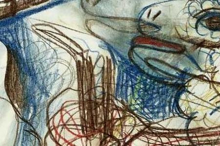 Фрагмент HOMME AU MOUTON MANGEUR DE PASTEQUE ET FL TISTE