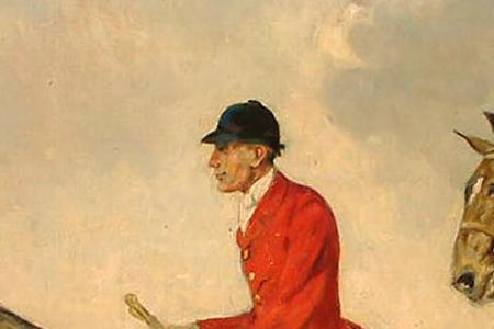 Фрагмент Huntsman taking a fence