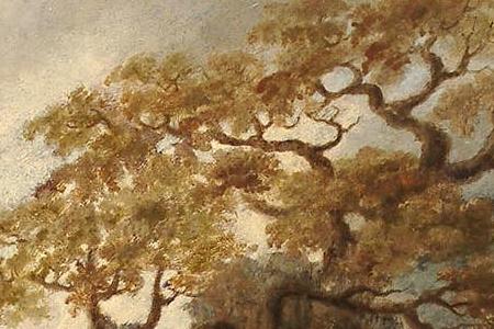 Фрагмент Huntsmen whippers in and hounds at covetside