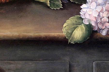 Фрагмент Hydrangeas in Violet