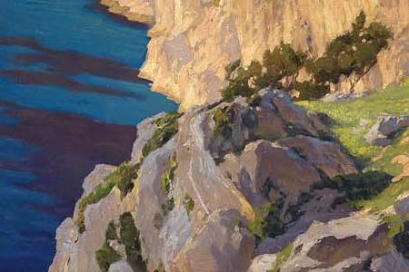 Фрагмент Idealised Representation of the Villa Jovis on the Island of Capri