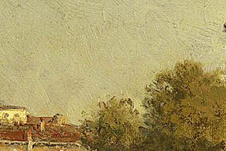 Фрагмент IEW OF THE GRAND CANAL WITH SANTA MARIA DELLA SALUTE