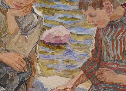 Фрагмент Игроки в шахматы