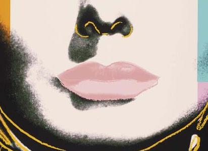 Фрагмент INGRID BERGMAN, THE NUN на фоне темных туч