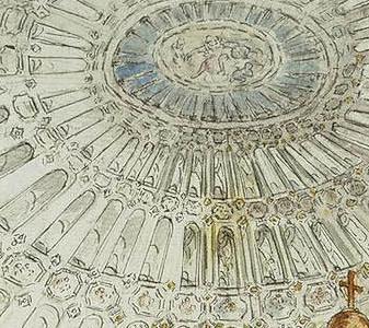 Фрагмент Интерьер храма Воскресения Христова в Новом Иерусалиме