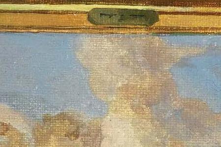 Фрагмент Интерьер с китайской фигуркой