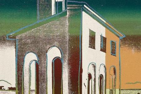 Фрагмент ITALIAN SQUARE WITH ARIADNE AFTER DE CHIRICO