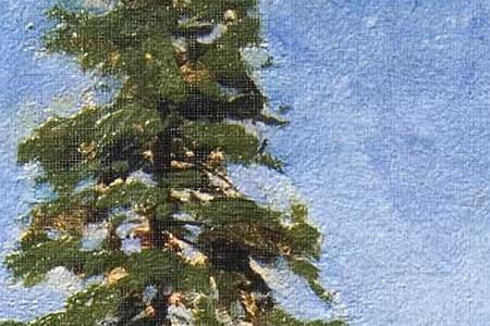 Фрагмент Избушка на лугу.