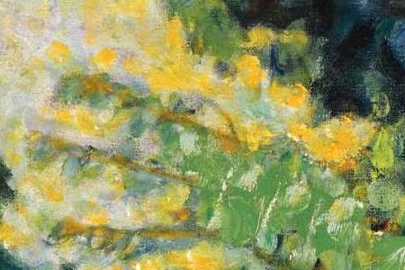 Фрагмент JARDIN À VERNON OR PAYSAGE AU BORD DE LA SEINE