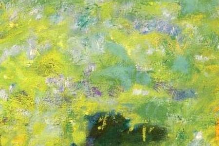 Фрагмент JARDIN À VERNON OR PAYSAGE AU BORD DE LA SEINE