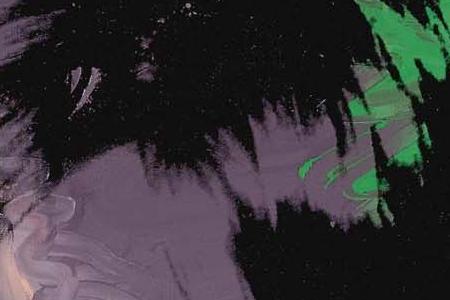 Фрагмент JASON MCCOY портрет на зеленом фоне