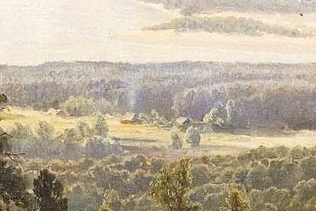 Фрагмент Кама длиз Елабуги.1895.