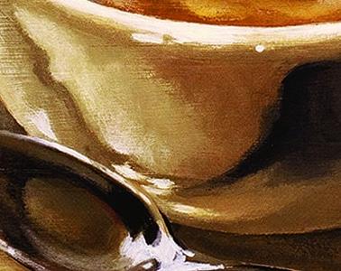 Фрагмент Капучино, газета, Милан