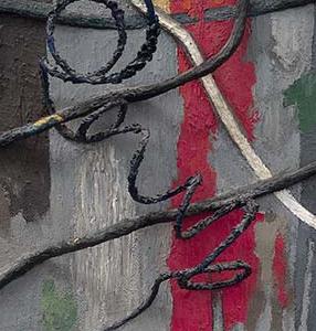 Фрагмент Коллаж серый