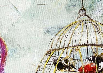 Фрагмент Кот и Попугай