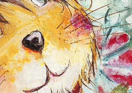 Фрагмент Кот на крыше