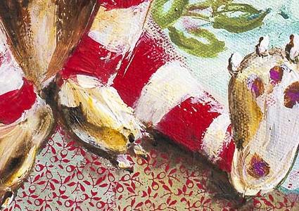 Фрагмент Кот на крыше