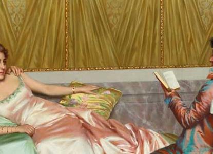 Фрагмент Ковалер читает сихи