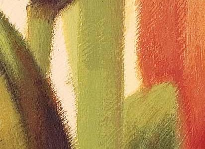 Фрагмент Красные тюльпаны