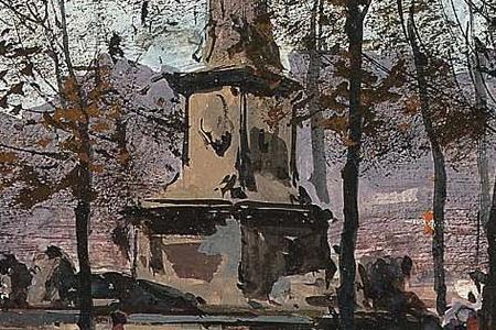 Фрагмент La Place du Chatelet Paris