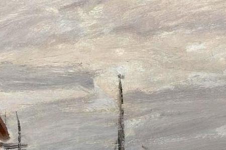 Фрагмент LA SEINE AU PETIT-GENNEVILLIERS