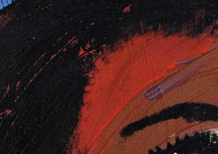 Фрагмент Ladies and Gentlemen портрет на синем фоне