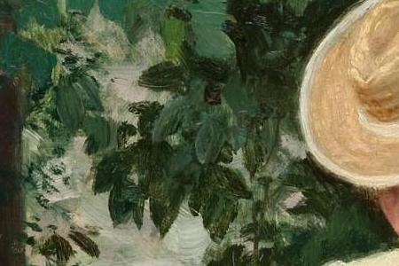 Фрагмент Lady on a Bench