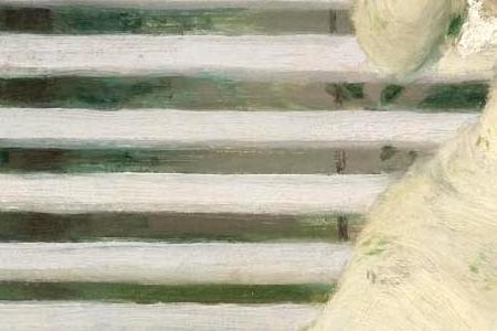 Фрагмент Lady on a Bench