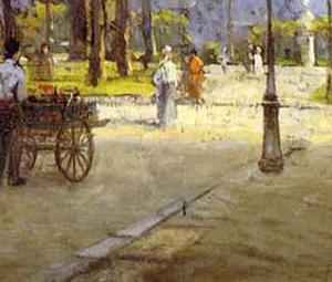 Фрагмент Late afternoon washington square