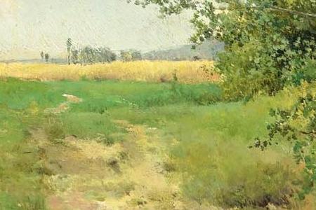 Фрагмент LAUNDRY AT THE EDGE OF THE RIVER