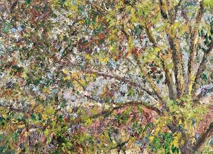 Фрагмент LE GRAND NOYER AU PRINTEMPS ERAGNY