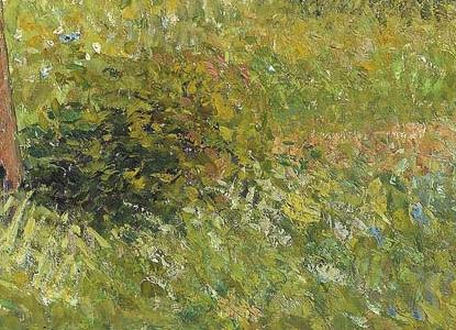 Фрагмент Le grand noyer matin Eragny