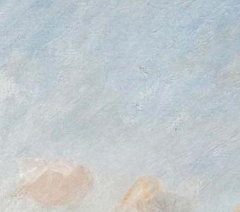 Фрагмент LE JARDIN DES TUILERIES EFFET DE NEIGE