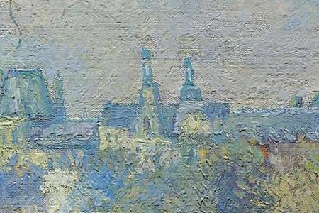 Фрагмент LE LOUVRE MATIN PRINTEMPS