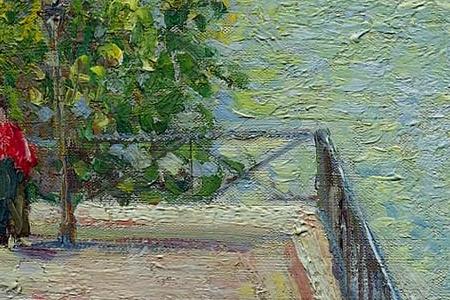 Фрагмент LE LOUVRE MATIN PRINTEMPS