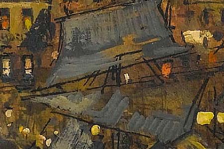 Фрагмент Le port de Marseilles