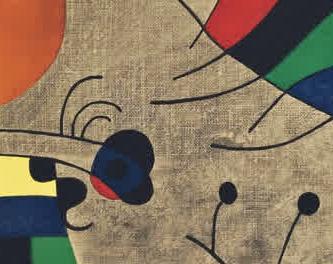 Фрагмент Le Sourire aux ailes flamboyantes (Maeght 1705)