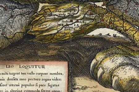 Фрагмент LEO BELGICUS AMSTERDAM CLAES JANSZ VIS