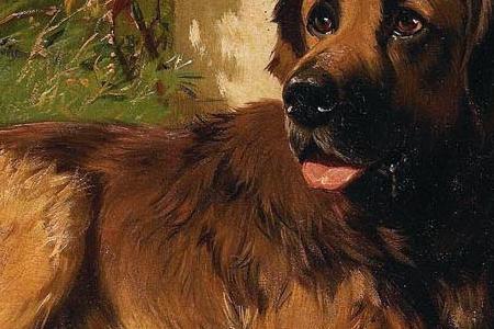 Фрагмент LEONBURGER BY THE STEPS OF A COUNTRY HOUSE