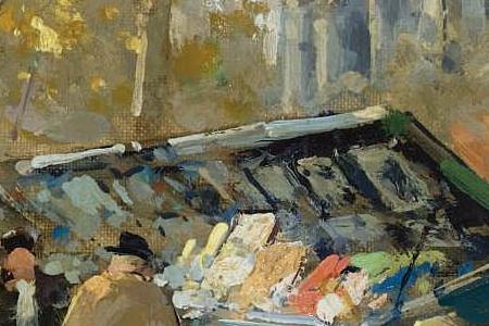 Фрагмент LES BOUQUINISTES NEAR NOTRE-DAME, PARIS