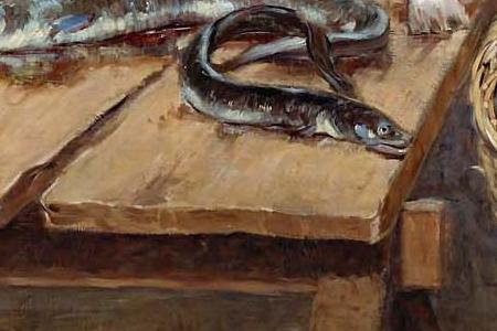 Фрагмент LES HALLES CRIEE AU POISSON FISH AUCTION