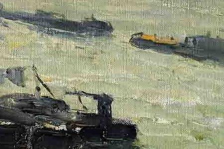 Фрагмент LES QUAIS DE SEINE A PARIS