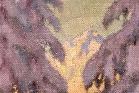 Фрагмент Лиловый снег