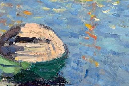 Фрагмент Лодки на Сене