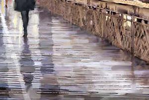 Фрагмент Лондон в дождь