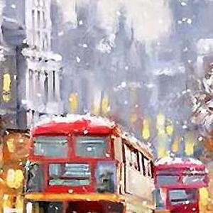 Фрагмент Лондон зимой