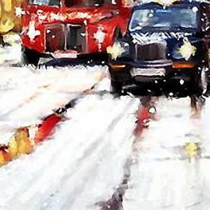 Фрагмент Лондон зимой