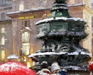 Фрагмент Лондонский вечер зимой